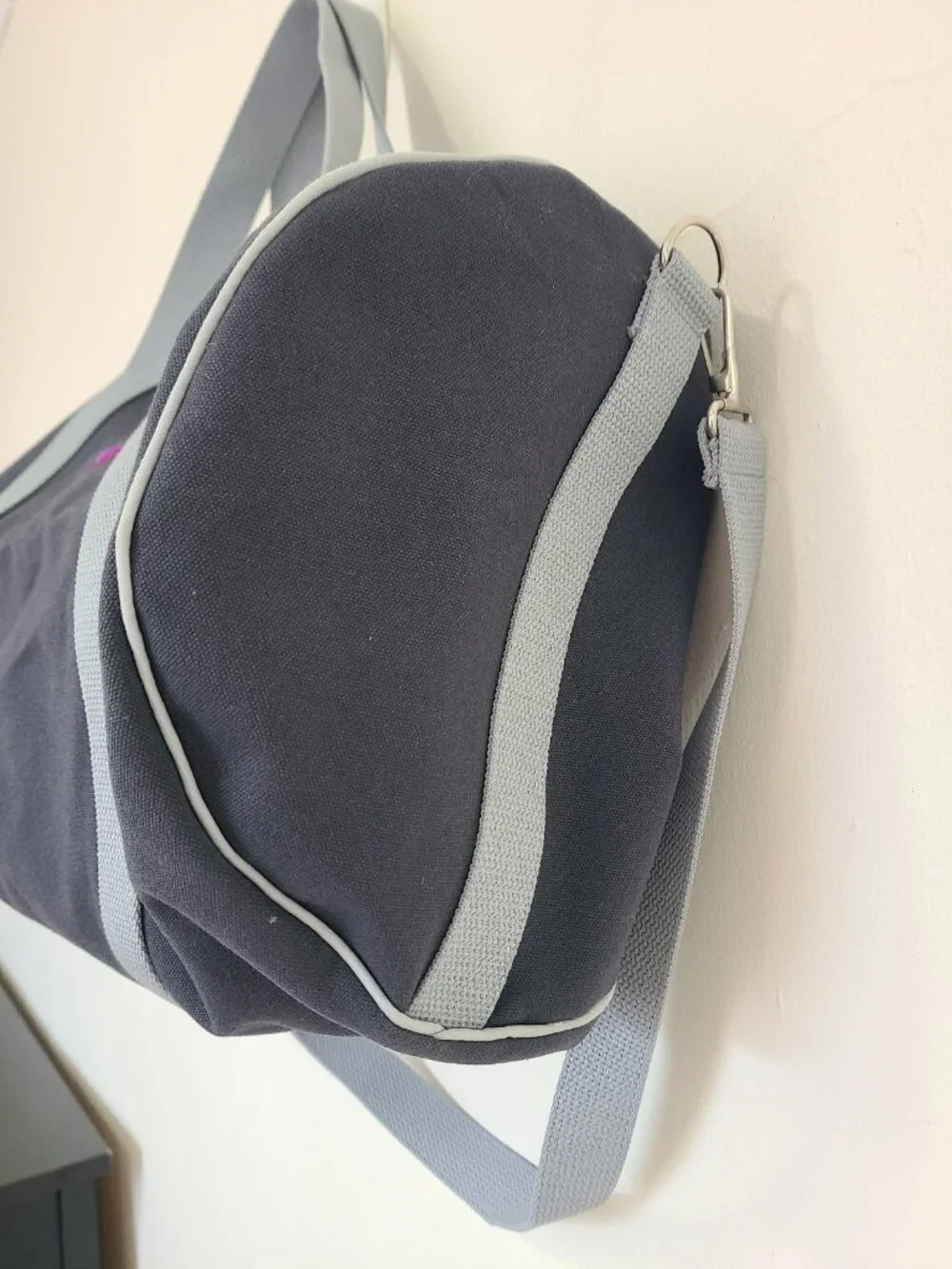 Scarborough & Tweed Canvas Duffle Banker Bag Blue Made in USA NYU